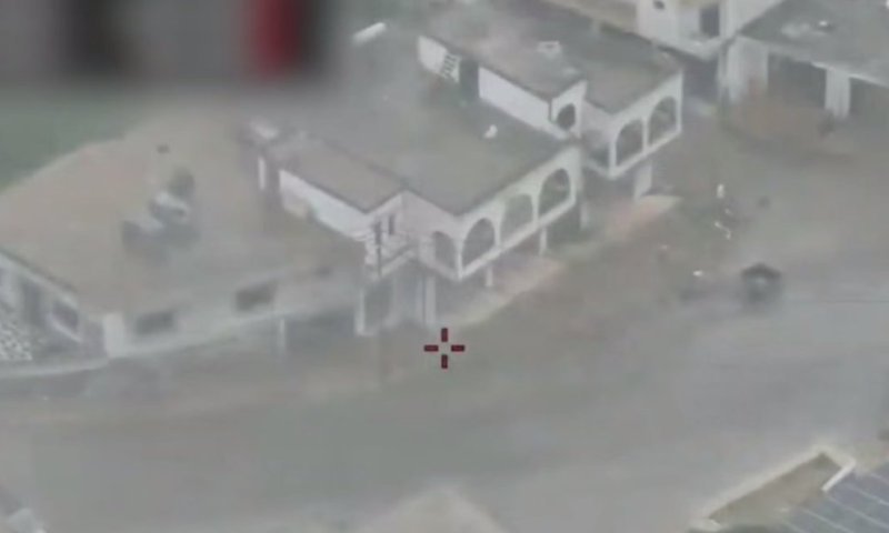 תיעוד: כך הותקף מהאוויר הבית שבו הסתתרו המחבלים