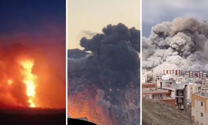 מקבץ תיעודים: כך נראה בסיס הטילים באיספהאן שהותקף בליל החג