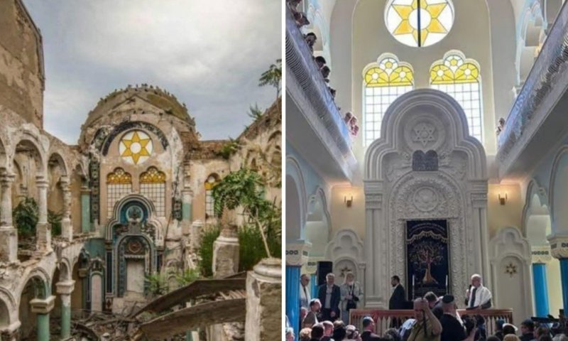 לאחר עשרות שנים של הזנחה, שיקום מרגש לקהילה היהודית ברומניה