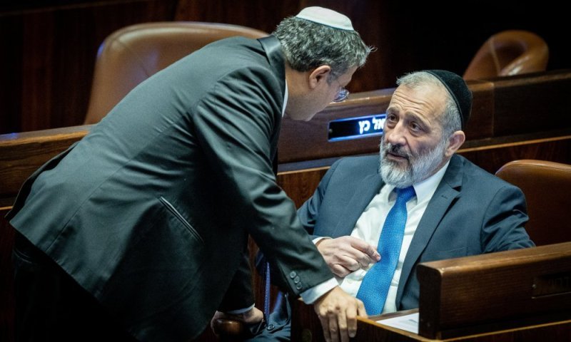 ש"ס סירבה לחתום על מכתב התמיכה בבן גביר: "לא חלק מהקואליציה"