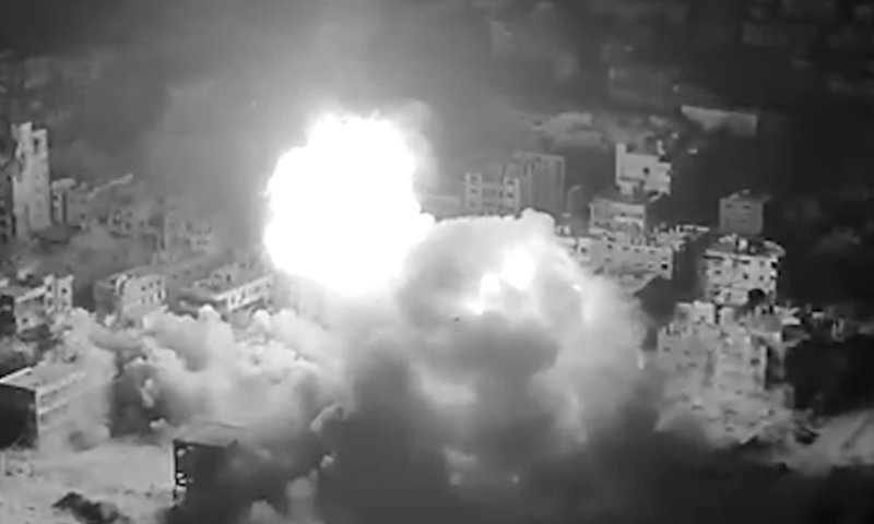 פצצות מרגמה בשמיכות ילדים, והשמדת מנהרות