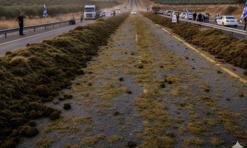 גללי פרות על הכביש ועוד: חסימות ענק מחר ברחבי הארץ