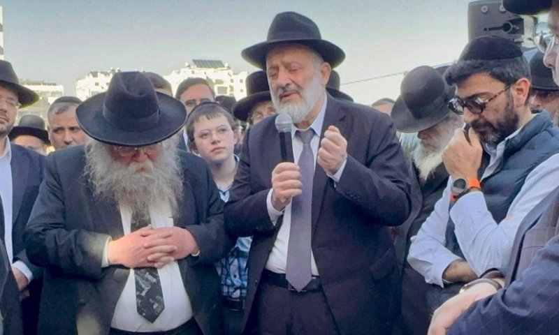 "לא נותרה בך טיפה של גשמיות": דרעי ספד לר' יאיר לוי ז"ל