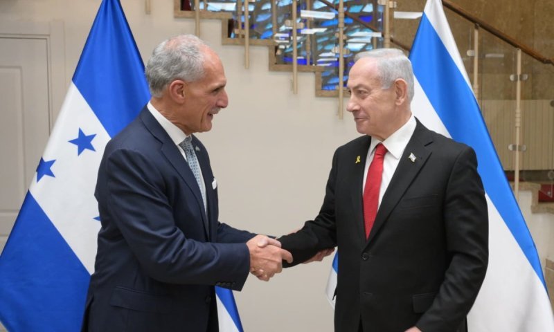 נשיא המדינה וראש הממשלה נפגשו עם נשיא הונדורס הנבחר