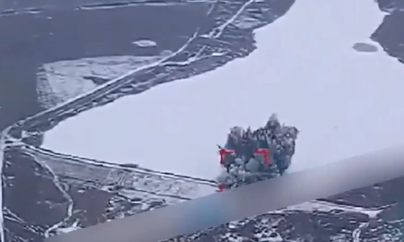 צפו: רוסיה תקפה סכר בדונייצק עם פצצת FAB-3000