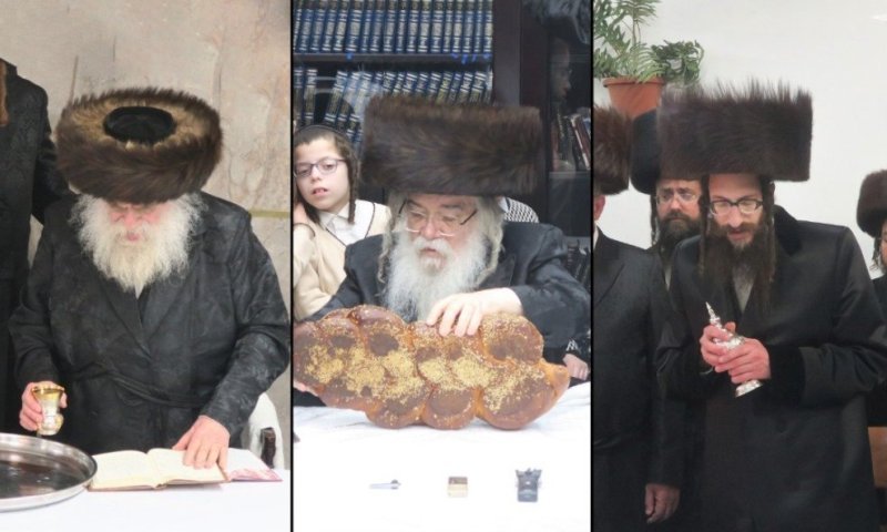 הרבי החדש מארה"ב, הרבי מב"ב והגאב"ד הצדיק בשבת אחת במירון