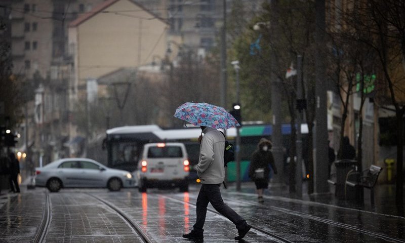 גשמים וסופות רעמים במהלך שביעי של פסח