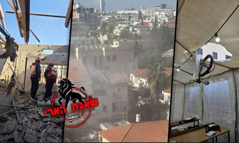 פגיעות ישירות ונזק כבד בבני ברק: גג קרס, זירות נפילה נוספות במרכז