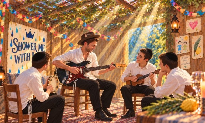 לכבוד סוכות ותפילת הגשם: ישראל פורטנוי עם "Shower Me With Love"