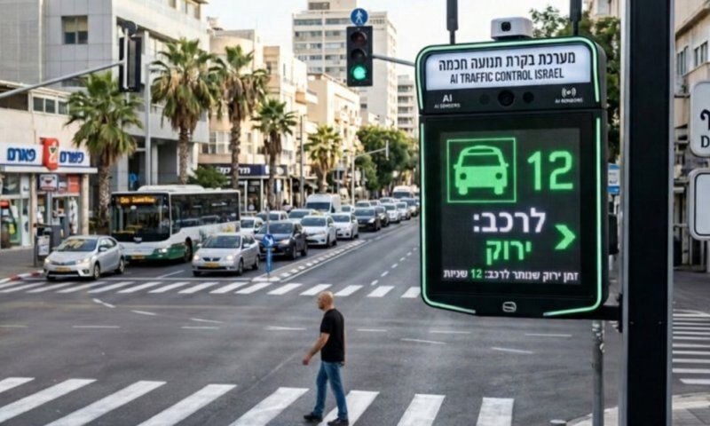 סוף לעמידה מיותרת בצומת: רמזורים חכמים מבוססי Ai