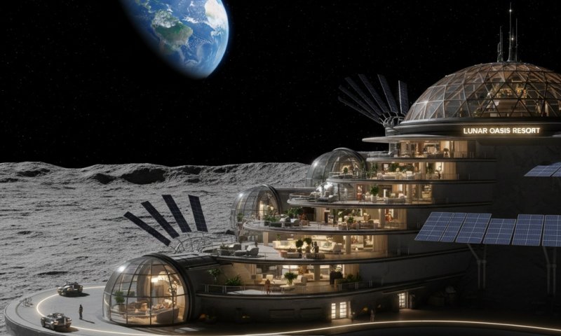 חופשה מחוץ לכדור הארץ? חברה אמריקאית מתכננת מלון על הירח