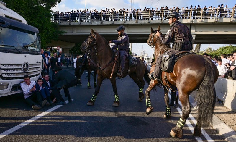 לקראת ההפגנה באזור בני ברק: המשטרה נערכת לחסימות ועומסים